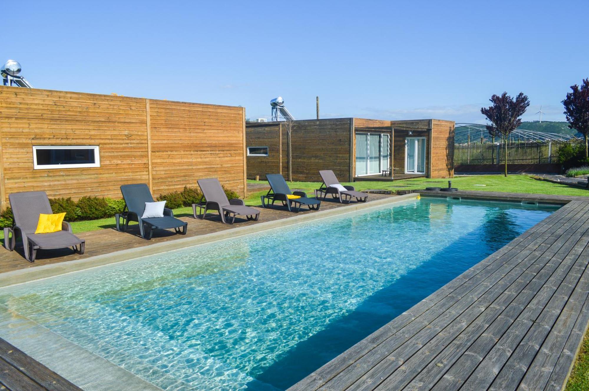 Obidos Wood Villas Olho Marinho Esterno foto