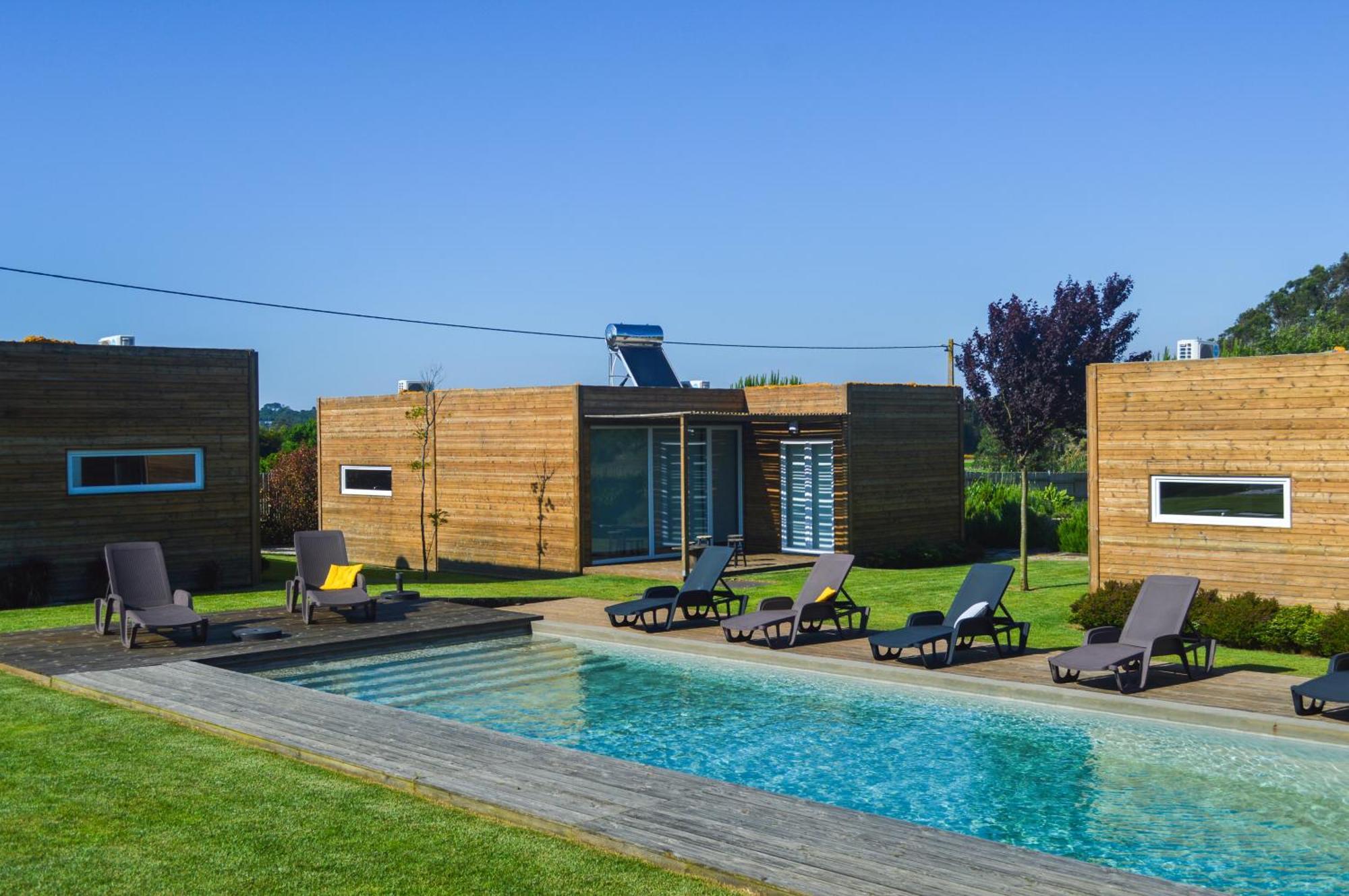 Obidos Wood Villas Olho Marinho Esterno foto